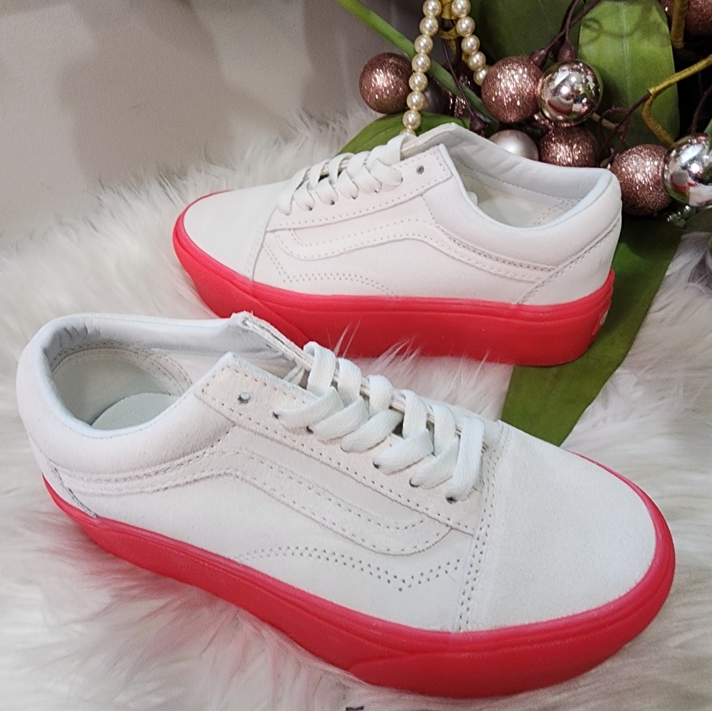 Vans UA Stackform sneakers in white with pink gum sole size5.5 new - Picture 4 of 10